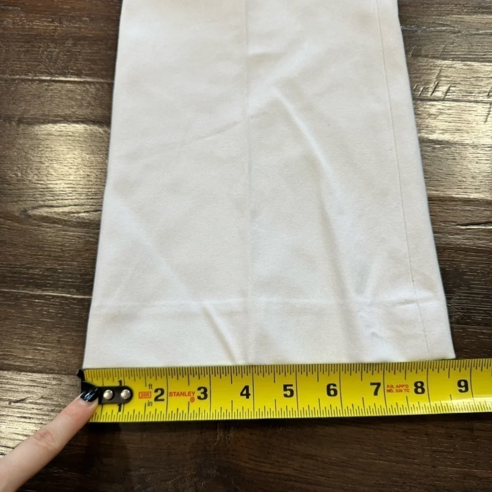 Spanx Silver Lining Classic White Kick Flare Pant Size Medium Petite Women